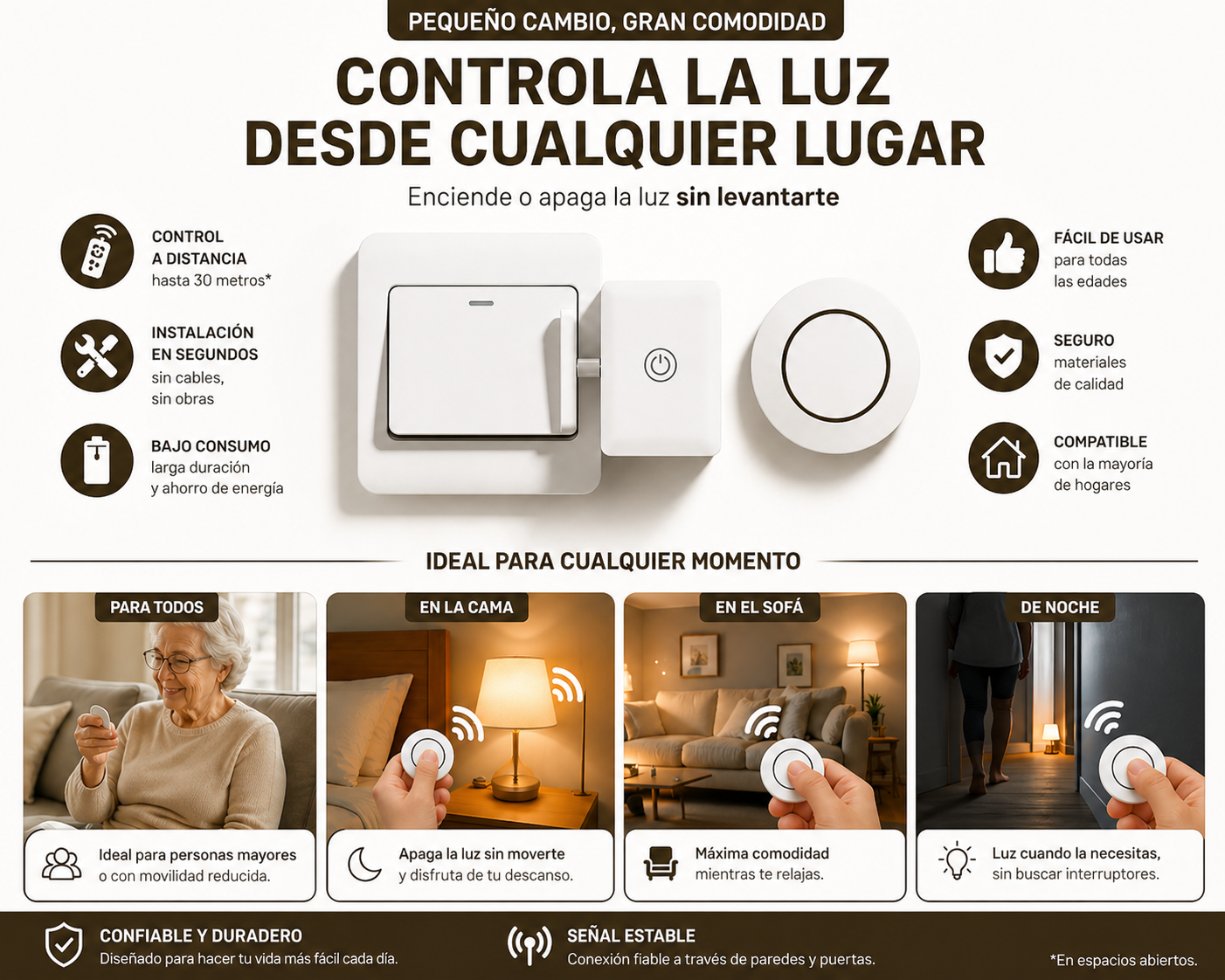 Interruptor Inteligente Sin Cables