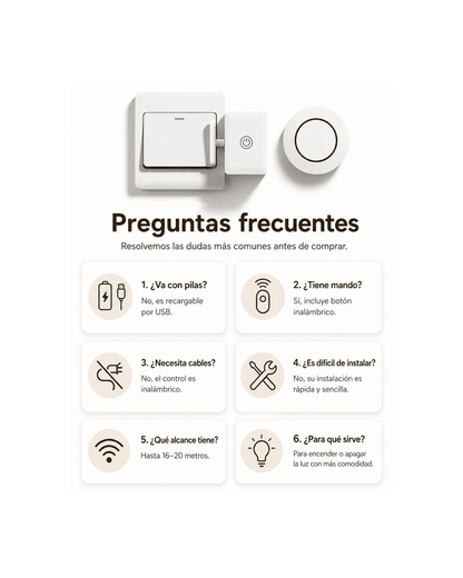 Interruptor Inteligente Sin Cables